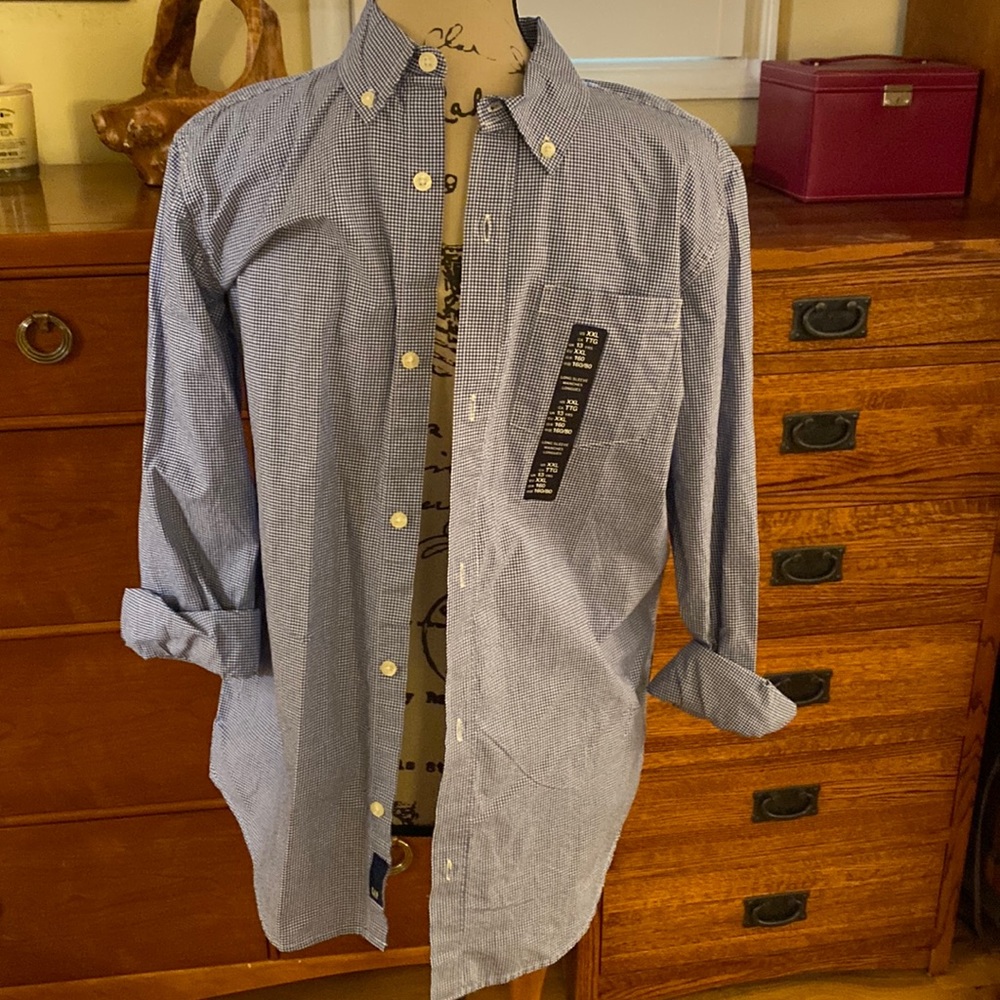 Gap Boys Button Down XXL EASTER SHIRT